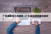 广东麻将有几种规则（广东麻将规则图文解析）