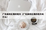 广东麻将比赛的地方（广东麻将比赛的地方叫什么）