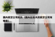 国内航空公司机队（国内比较大的航空公司有哪些）