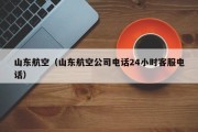 山东航空（山东航空公司电话24小时客服电话）